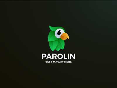 Parrot bird macaw parrot logo