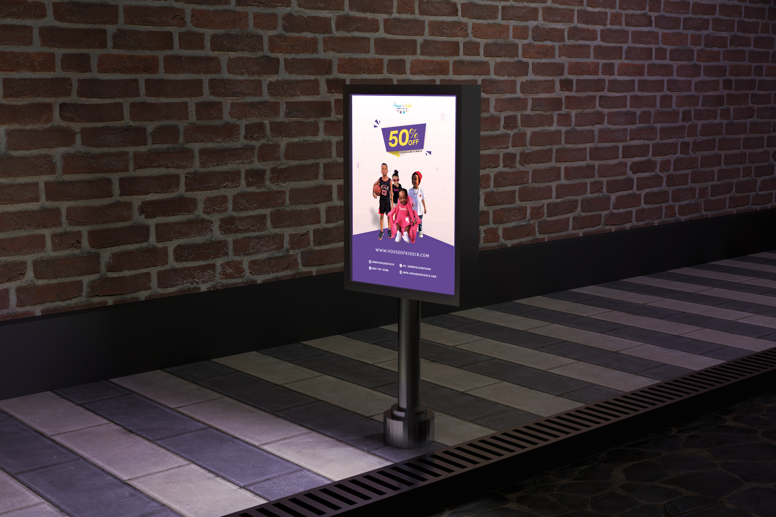 50% discount flyer design try for House of Babies 🤱. 3d 50 adobe animation baby branding design designermanjur discount edit flyer graphic design highlights illustration logo photoshop sale sedign ui viral