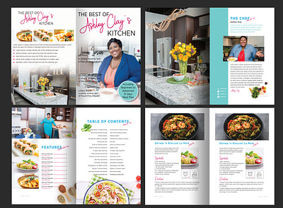 Recipe Book/ Brochure advertisement banner branding design graphic design illustration print recipe book brochure ui