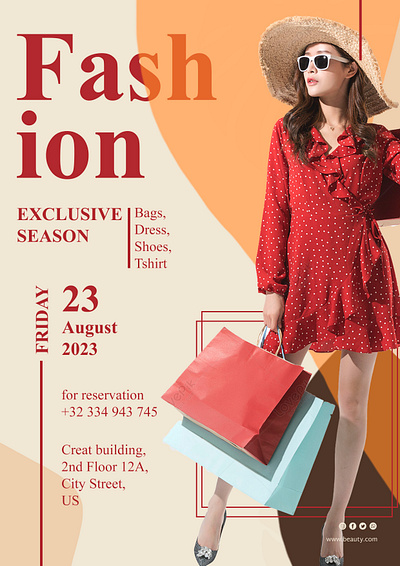 fashion flyer app behance branding design dribbble fashion figma flyer illustration logo ui uiux