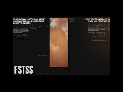 FSTSS | text longreed article dark design graphic design landing typography ui webdesign website