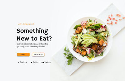 food website design foodwebsite ui web