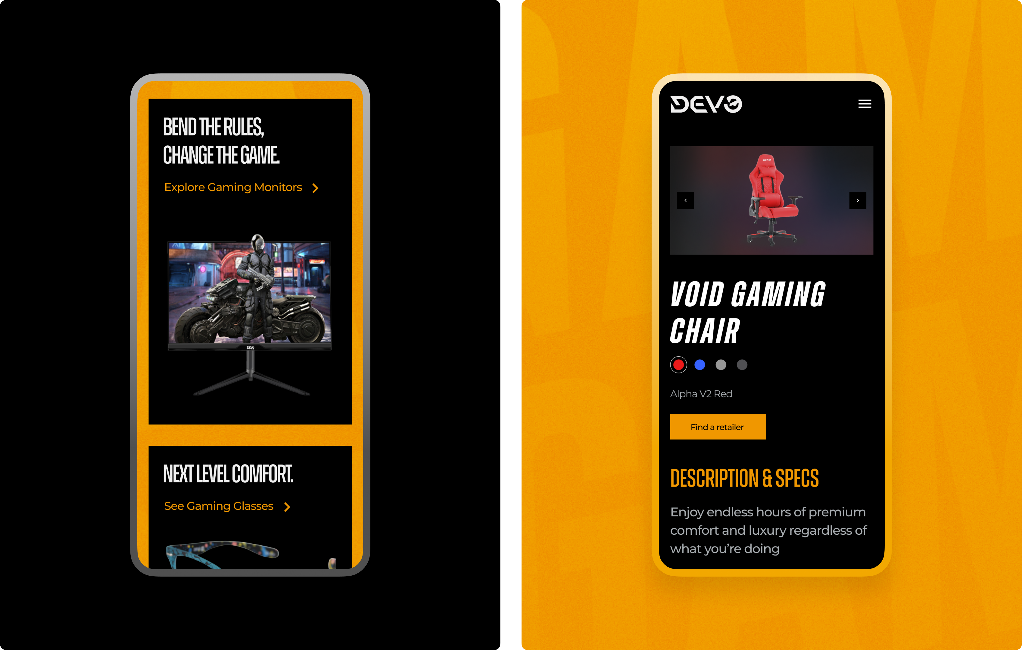 Gaming site by Sabreen Bucheeri on Dribbble