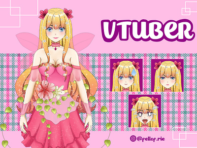 Vtuber 2d character animation character clip studio vtuber