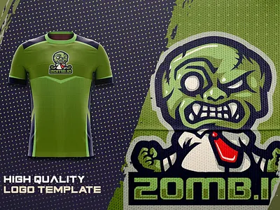 ZOMB - E-Sports Logo Creator apparel design esport game gaming graphic graphic design illustration logo logos mascot sport templates tshirt zomb zombie