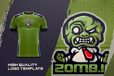 ZOMB - E-Sports Logo Creator apparel design esport game gaming graphic graphic design illustration logo logos mascot sport templates tshirt zomb zombie
