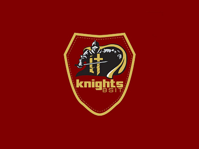 Knights BSIT design graphic design illustration logo minimal vector