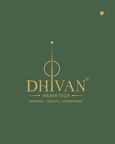 Logo Design of Embroidery Business | Dhivan Weavetech brand logo branding business design illustration logo logo design logo design concept logo designer logodesign