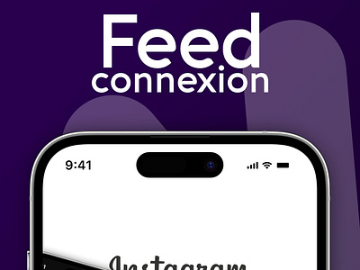 Feed.Connexion connexion instagram ios redesign réseaux social ui