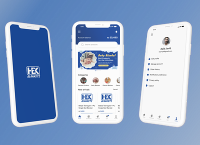 HBK Blanket App Redesign app app design app ui bed blanket booking design double bed ecommerce ecommerce app figma kids redesign single bed ui design ui ux ux design