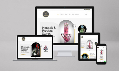 Minerals Website e commerce graphic design ui webdesign website wordpress