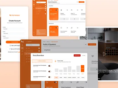 Homease-Smart Home Desktop App app art branding dailyui design flat home monitor logo logo design minimal minimalistic popup smarthome ui user interface ux web website