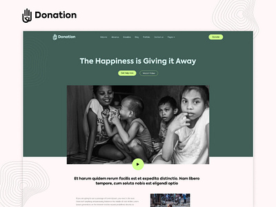 Donation: website HTML template | Popular HTML & Figma Template branding buy donation website template buy html template buy website template donation website template figma template figma ui template fundraising website template graphic design html html template ui ui template uiux webbytemplate