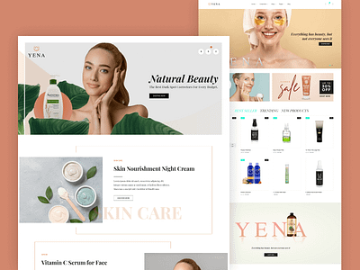 Beauty & Cosmetic Shopify Theme - Yena best shopify stores bootstrap shopify themes clean modern shopify template clothing store shopify theme ecommerce shopify shopify drop shipping shopify store skin care