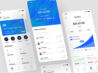 Ofince - Finance Mobile App by Luthfi Setiaji for Pickolab Studio on ...