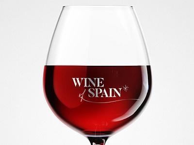Wine of Spain animation illustration logo
