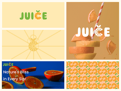 Juice Logo branding company design drink fresh fruit graphic design green health icon illustration juice juicy logo natural nature orange organic vector vitamin
