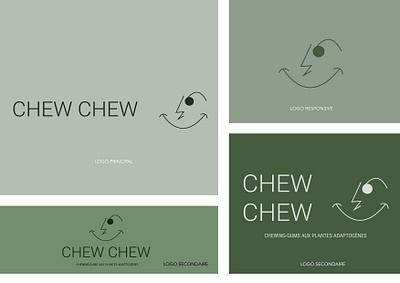 CHEWCHEW branding chewing gum design graphic design logo vector