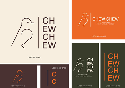 CHEWCHEW branding chewing gum design graphic design logo vector