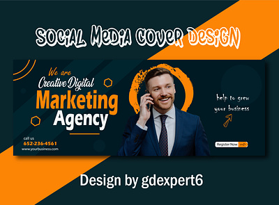 Social media cover design banner brand identity cover design design graphic design illustration motion graphics poster social media cover social media cover design ui