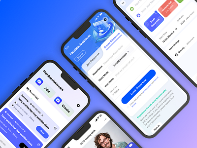Flexible Classroom Mobile App app design ui ux