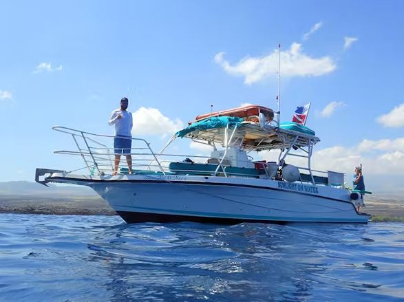 Private Boat Charter Kona by Sunlight On Water on Dribbble