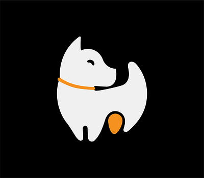 Dog Icon graphic design illustration logo vector