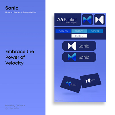 Sonic | Brand Concept Design brand brand design branding branding design business logo color concept art design graphic design icon illustration logo logo design mockup sonic typography ui