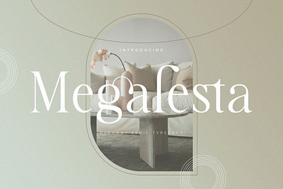 Megalesta - Elegant Serif Typeface app branding design graphic design illustration logo typography ui ux vector