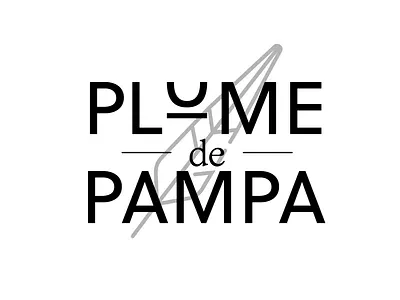 plume de pampa design graphic design logo vector