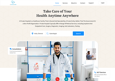 Revolutionizing Online Doctor Consultations branding design landing page mockups ui ux website