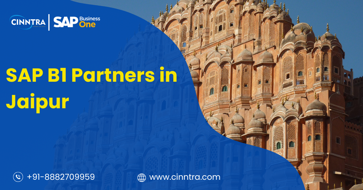 SAP B1 Partners in Jaipur ERP Solutions and Services by Cinntra