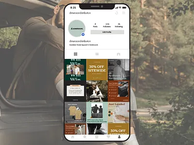 Social Media Templates for Dimension Distribution Instagram Tile branding canva ecommerce facebook graphic design instagram paid ads social marketing social media