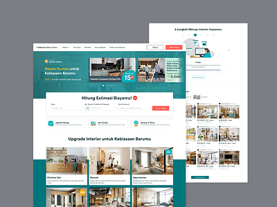 Interior Service Website ui