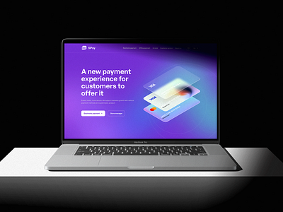 SPay | Finance Landing page atm banking card finance landing page ui design ui ux website design