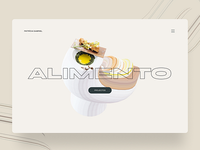 Homepage | Alimento homepage portfolio page productdesign ui design uxui webdesign