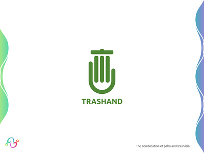 Trash Hand Logo bin body brand design brand designer finger garbage hand junk logo design logo designer logo for sale logo idea logo inspiration logomark logotype palm thumb trash waste zzoe iggi