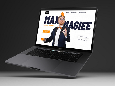 Maxmagiee futur site web app typography ui ux