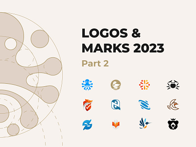 Logos & Marks 2023 - Part 2 animal logo branding creative logo dainogo identity logo logo design logo portfolio logofolio mark symbol