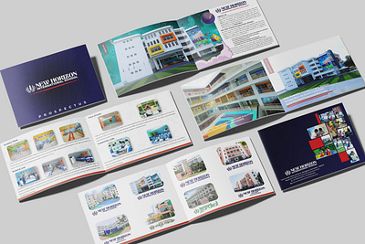 Prospectus Design for School branding brochure graphic design illustration print prospectus