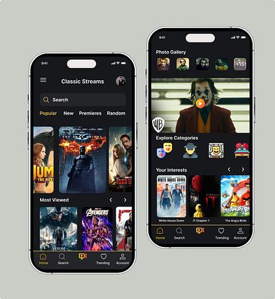 Ui interface for mobile TV