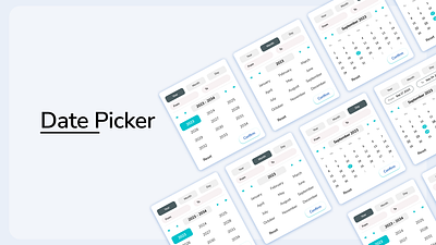 Date Picker all in one solution app calendar date filter date picker design ui ux