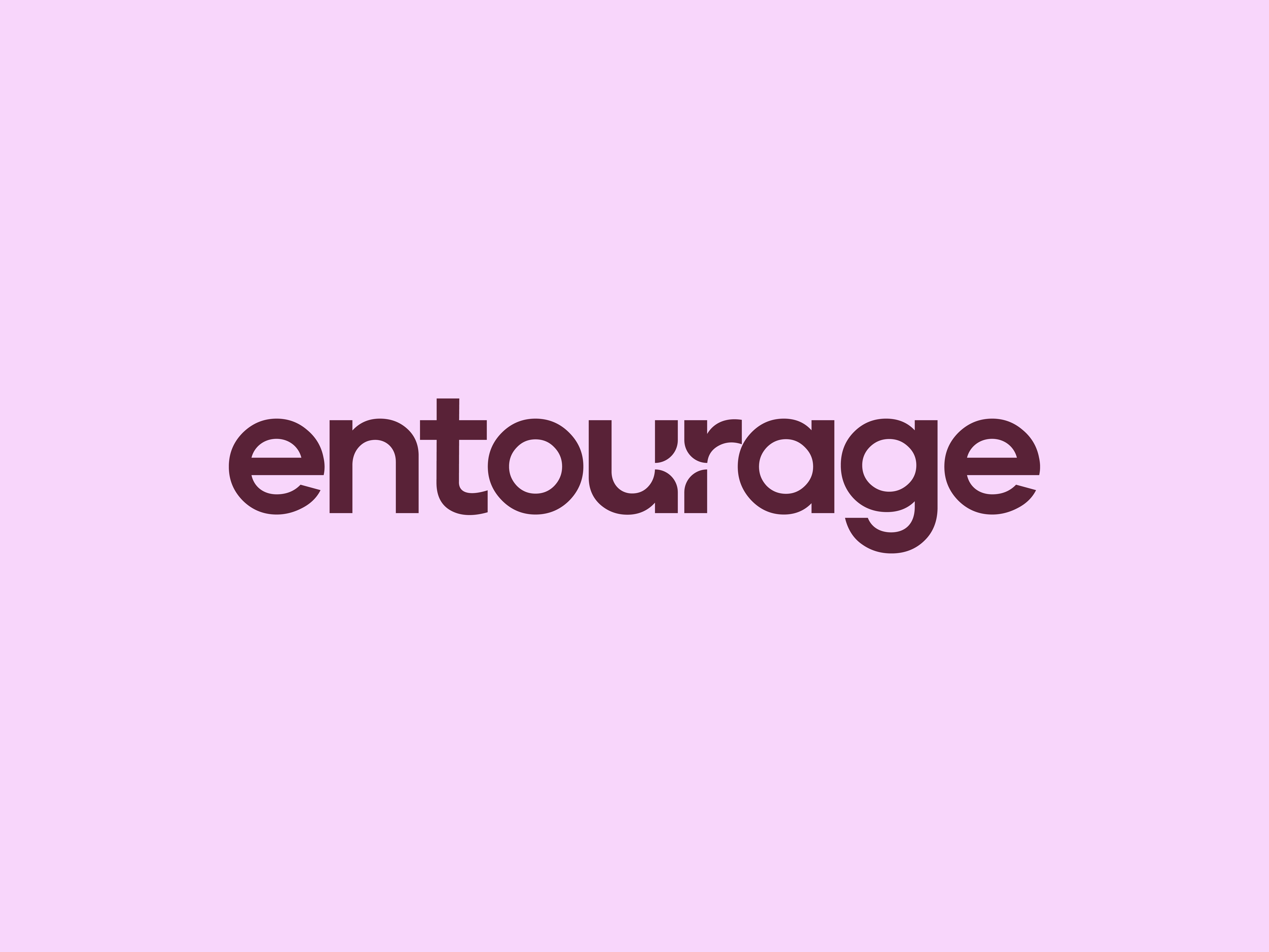 Entourage logo concept branding cosmos entourage exclusive exclusivity icon letter lettering logo minimalistic negative space smart star timeless web3 wordmark
