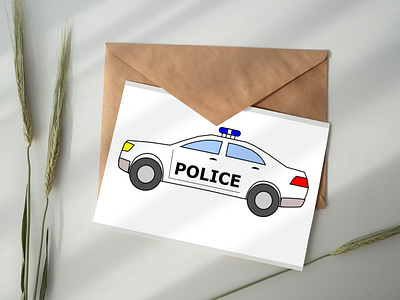 Police Car Drawing with Inkscape brand branding design draw drawing graphic design graphic drawing inkscape inkscape drawing logo logos