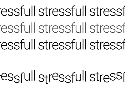 Stressful animation animation contemporary design font graphic design motion graphics stress text words