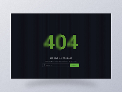 404 Page design figma ui ui desin