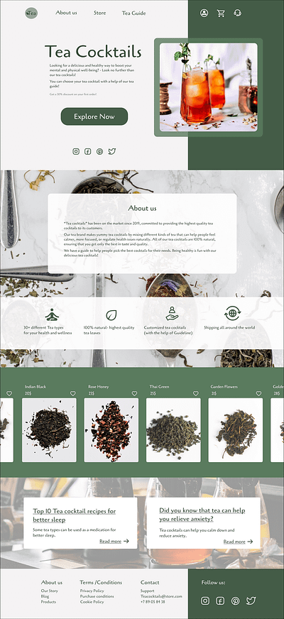 E-commerce Web Design branding design green logo minimalistic modern neutral ui ux uxui webdesign website