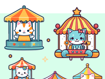 Jam Junction is going live cats craft designs designshop illustration kawaii stickers ui