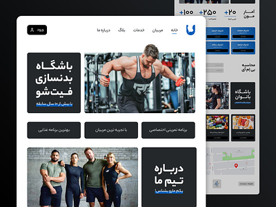 Gym Website Design bodybuilding figma fitness gym uiuxdesign webdesign website wordpress
