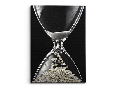Dollar Hour Glass branding canvas design graphic design illustration logo mock up mockup photoshop ui